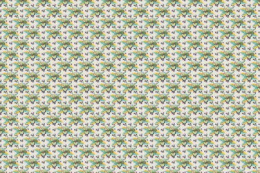 Renksiz çiçeksiz raster deseni.