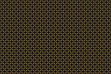 Siyah bir zemin üzerinde altın süslemeler olan soyut, pürüzsüz desenler. Altın süslemeli klasik tasarım.