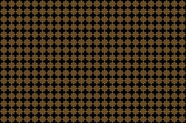 Klasik eskiz. Zarif retro raster pürüzsüz desen. Siyah arkaplanda altın desen.