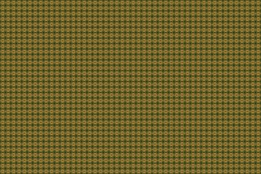 Yeşil ve altın rengi geometrik raster pürüzsüz desen, soyut arkaplan.