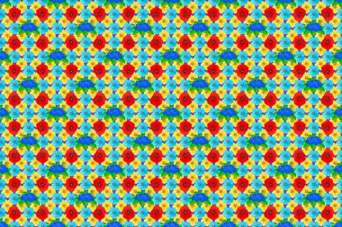 Renksiz çiçeksiz raster deseni.