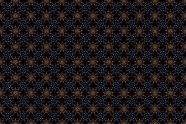 Renksiz çiçeksiz raster deseni.