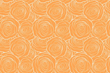 Çiçekli tek renkli güller var. Suluboya kusursuz desen. Sarı renklerde kusursuz çiçek deseni..