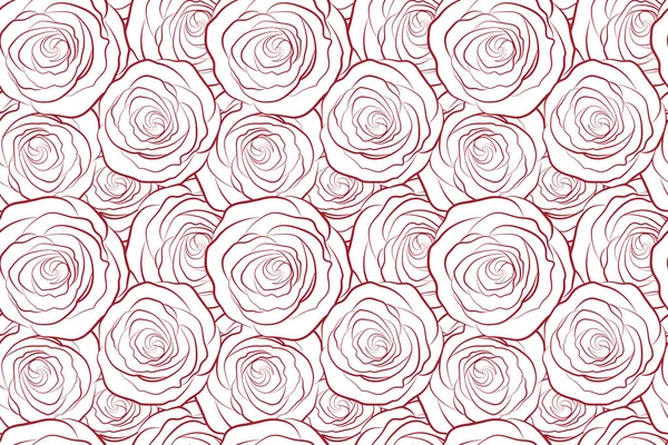 Маленькие Красные Цветы Белом Фоне Весенний Цветочный Фон Симпатичный Бесшовный — стоковое фото