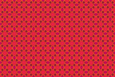 Çiçek rasterinin dikeni yok, klasik tarzda. Mor, kırmızı ve mor renkli küçük çiçekler. El yapımı Raster çizimi. Ditsy tarzı.