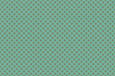 Raster illüstrasyonu. Damask, bej, mavi ve yeşil renklerde, kusursuz çiçek deseni..