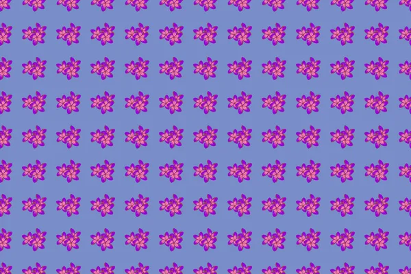 Violet Pink Brown Colorsvc Seamless Background Pattern Tropical Leaves Flowers — Stock Photo, Image