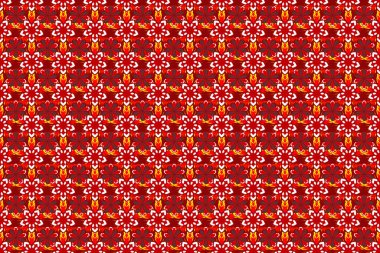 Gerçekçi, soyut, kusursuz desen. Zarif menekşe, kırmızı ve pembe raster şablonu. Çerçeve, kurdele, bayrak ve mandalalar için metal elementler. Raster gradyan pürüzsüz dokusu.