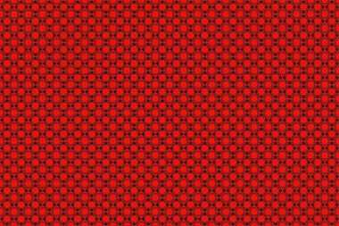 Kırmızı ve siyah renkte çiz. Raster illüstrasyonu. Çiçeklerin canlı tekrarlanması - kusursuz desen oluşturmak için herhangi bir hatları doldurmak için kullanın.