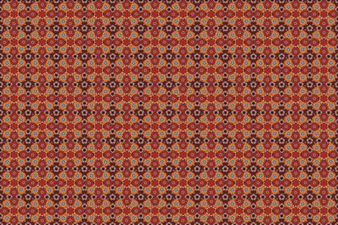 Raster çiçeğinin pürüzsüz deseni gri, kırmızı ve kahverengi renklerde.