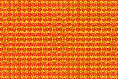 Aloha Hawaii, Luau Party davetiyesi kırmızı, sarı ve turuncu çiçekli. Raster kusursuz desen. Poster, broşür ve sunum için en iyi yaratıcı tasarım. Aloha Tişört Tasarımı.