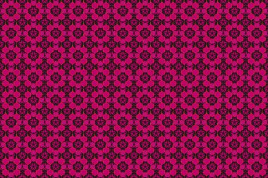 Mor, morumsu ve kırmızı renklerde desensiz çiçek deseni. Çürük çiçekli, pürüzsüz desen..