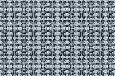 Siyah, yeşil ve mavi çiçekli kusursuz desen. Yatak örtüsü, ceket, paket tasarımı, kumaş ve moda kavramları için raster tekstil baskısı. Çiçekli suluboya arkaplan.