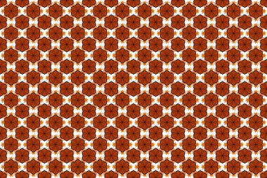 Kırmızı, turuncu ve kahverengi renkte birçok çiçek. Raster romantik geçmişi ve çiçeklerle süslenmiş tasarımı. Sevimli kusursuz desen tasarımı.