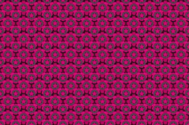 Çiçeksiz imalat, duvar kağıtları ve hatıra defteri geçmişi. Küçük çaplı çiçeklerdeki basit, şirin, pürüzsüz desen. Mor, kırmızı ve mor renkli küçük çiçekler..