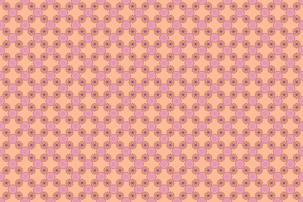 래스터 일러스트 레이스 래스터 오렌지 분홍빛으로 꼬불꼬불 — 스톡 사진