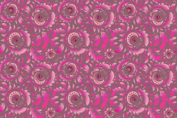 Luxury motley seamless pattern with stars. Raster motley star pattern, star decorations, purple, pink and magenta grid.