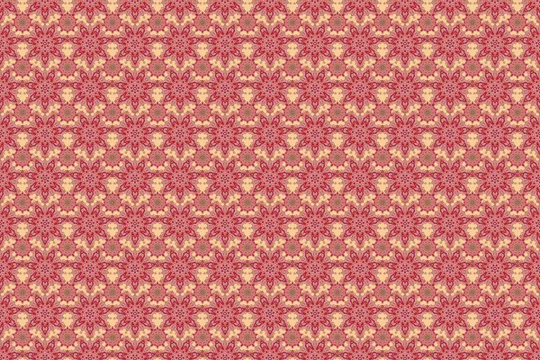 Retro dijital kağıt. Kartlar için dekoratif arka plan, davetiyeler, turuncu, kırmızı ve pembe renkli web tasarımı. Eski dokular. Raster kusursuz geometrik desenler.