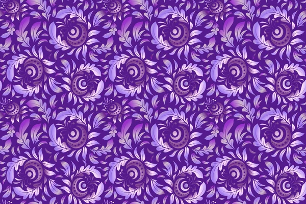 Бесшовный Рисунок Викторианском Стиле Роскошные Рамки Декоративный Декор Растровый Фиолетовый — стоковое фото
