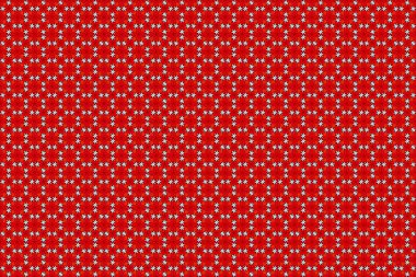 Gri, pembe ve kırmızı renkte narin küçük çiçekler. Küçük çiçeksiz desen. Raster grafik baskısı.