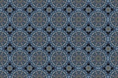 Kusursuz soyut, çok renkli kabile deseni. El yapımı etnik doku, hayal gücünün uçuşu. Raster illüstrasyonu.