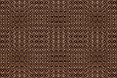 Doğu tarzında klasik tasarımlı, pürüzsüz bir desen. Geleneksel Arap süsü, bej, kahverengi ve kırmızı elementlerle. Süslü dantel iz sürücü. Kumaş için dekorasyon.