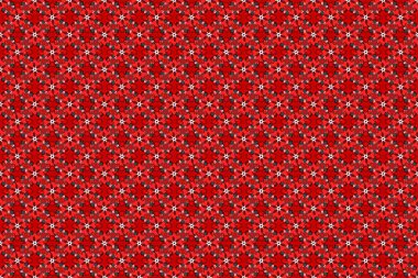 Raster motley ızgarası. Art deco tarzı, modaya uygun klasik tasarım öğesi. Soyut geometrik dikişsiz desen. Kahverengi, kırmızı ve pembe eğimli elementlerle güzel bir artdeco şablonu.