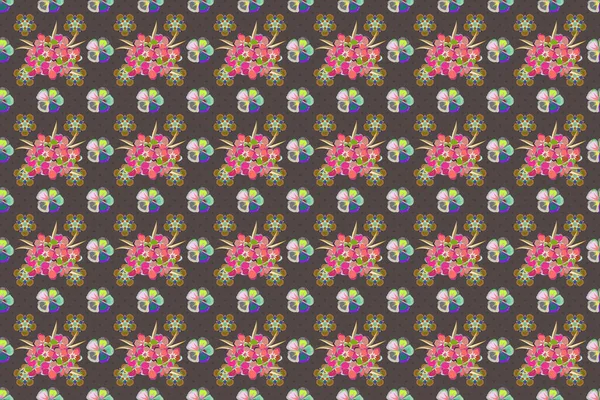 Seamless Floral Pattern Abstract Floral Background Multicolor Seamless Flower Pattern — Stock Photo, Image
