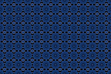 Raster kusursuz desen. Süslü sınır. Kusursuz kumaş deseni, mavi, mor ve menekşe rengi klasik duvar kağıdı..