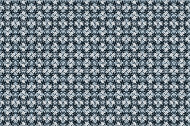 Güzel paçavra çiçeği arkaplanı. Çiçekler gri renklerde pürüzsüz desen.