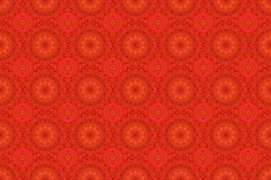 Kusursuz raster arka plan. Arap tarzında soyut bir model. Grafiksel modern model. Siyah, kırmızı ve pembe desen.