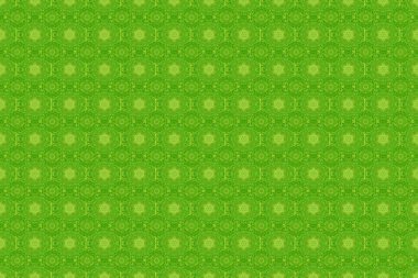 Siyah ve yeşil renklerde, klasik, dikişsiz desen. Zarif kumaş kumaş kumaş duvar kağıdı. Kusursuz arkaplan.