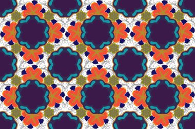 Geometrik arkaplan. Tasarımın, duvar kağıdın ya da tekstilin için kusursuz çizimler. Yeşil, mor ve gri gradyanlı Raster geometrik kusursuz desen.