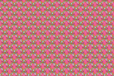 Raster çiçek desenli düğün davetiyeleri, tebrik kartları, hatıra defteri, baskı, kumaş ve tekstil imalatı. Dekoratif çiçek arkaplanı ve tasarım elemanları olan zarif, pürüzsüz bir desen..