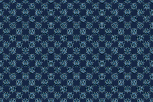 부식성 패턴이죠 초대장의 포장지 전통적 추상적 장식입니다 디자인에 검은색 파란색의 — 스톡 사진