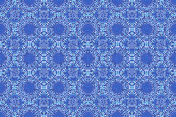 Nahtloser Hintergrund Florales Nahtloses Muster Blaues Ornament Tapete Barock Damast — Stockfoto