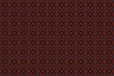 Süslü sınır. Kusursuz kumaş deseni, klasik duvar kağıdı, arka plan. Raster pürüzsüz desen.