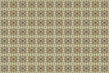 Raster kesim kağıt dantel dokusu, mavi, kahverengi ve yeşil tül, girintisiz desen.