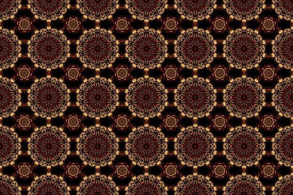 Clásico Adorno Damasco Lujo Anticuado Textura Victoriana Real Sin Costuras —  Fotos de Stock
