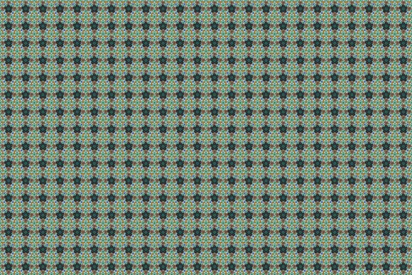 シンプルなデザインのアナウンスカード 緑の装飾で飾られたラコニックウェディングカード レースダマスクパターンとクラシックサンプルシームレスパターンを招待 — ストック写真