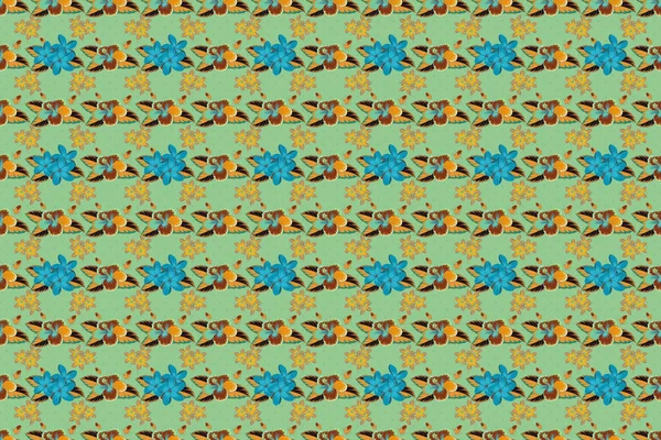 Für Hintergründe Textilien Geschenkpapier Grußkarten Romantisches Nahtloses Muster Mit Einem — Stockfoto