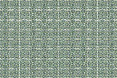 Raster kesme kağıt dantel dokusu, mavi, yeşil ve gri tül siyah arka planda, girintisiz desen.