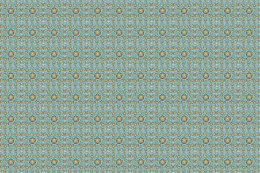 Raster tasarım için kusursuz elementler. Mor, mavi ve sarı ızgara doğu tarzında. Doğu karışık İslami kart geçmişi.