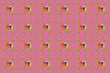 Pembe arka planda pürüzsüz bir iz var. Güzel suluboya gelincik çiçekleri, parlak resim haşhaş çiçeğinden esinlenilmiştir..