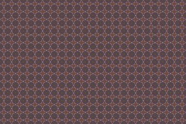 Tasarım, tekstil ya da kumaş için gri, kahverengi ve menekşe renklerinde raster dikişsiz çiçek deseni. Raster illüstrasyonu.