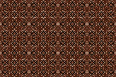 Kusursuz arka plan, grunge tarzı. Damask desenli duvar kağıdı. Raster illüstrasyonu.