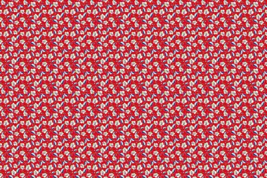 Pembe ve mavi renkli çiçeklerle sulu boya deseni. Vintge tarzında moda baskı. Çiçekli zarif desen, suluboya etkisi. Dekorasyon ve tasarım için güzel raster deseni.