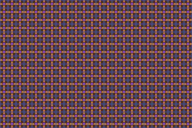 Geleneksel doğulu desensiz şal deseni. Kumaş, tekstil ve ambalaj kağıtları için dekoratif süs. Çiçek duvar kağıdı mavi, siyah ve kahverengi renklerde. Raster çizgili, desenli, pürüzsüz desen..