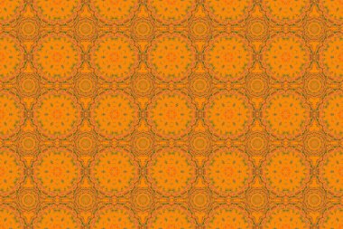 Yeşil, sarı ve turuncu kar taneli soyut kar fırtınası. Kış dönemi. Kış havası. Kar taneleriyle kusursuz desen. Kış havası. Kar dokusu şablonu üfle.