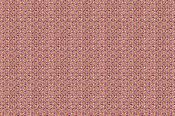 Seamless Pattern Blue Orange Pink Flowers Raster Textile Print Bed — Stock Photo, Image